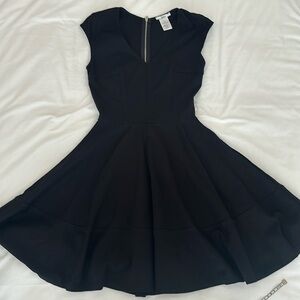 Bar III black a line dress